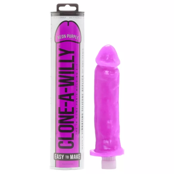 Clone-a-Willy - varpos atspaudų rinkinys su vibratoriumi - violetinė