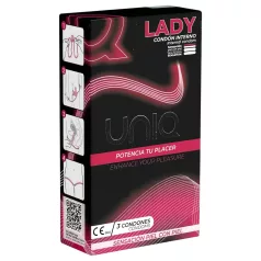 Uniq Lady - moteriški prezervatyvai - 3 vnt
