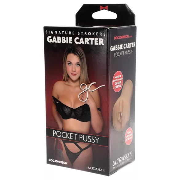 Doc Johnson Gabbie Carter - realistiška masturbatorius - Ultraskyn