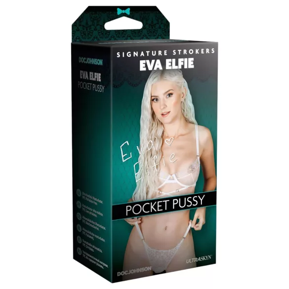 Doc Johnson Eva Elfie - realistiška masturbatorius - Ultraskyn - kūno spalvos