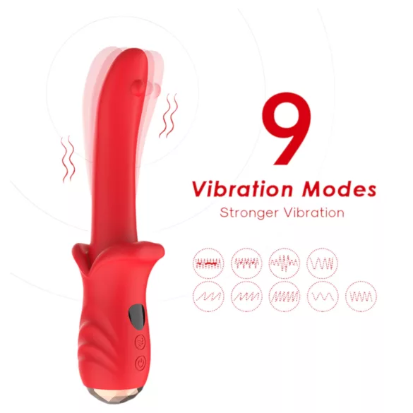 Bestoy - G taško vibratorius - atsparus vandeniui - raudonas