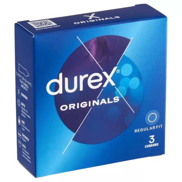 Durex Originals - prezervatyvai - 3 vnt