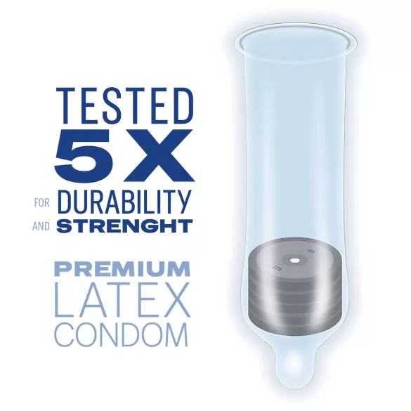 Durex Mutual Pleasure - uždelsto veikimo prezervatyvai (3 vnt.)