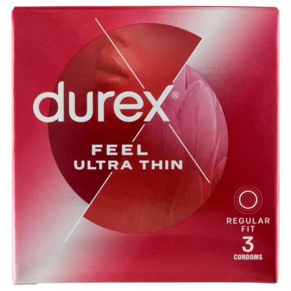 Durex - prezervatyvai - itin ploni, natūralūs - 3 vnt