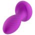 O Dieve, Perlas – vibruojantis analinis kaištis su akmenuku (violetinis)