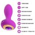 O Dieve, Perlas – vibruojantis analinis kaištis su akmenuku (violetinis)