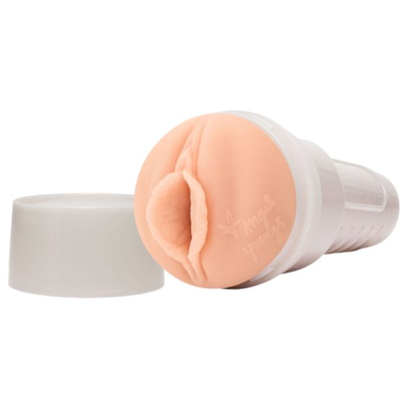 Fleshlight Angel Youngs - masturbatorius - realistiška vagina - kūno spalva