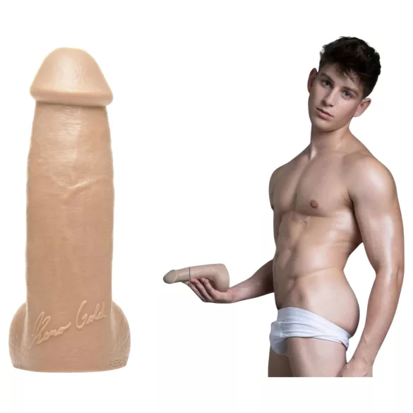 Fleshjack Reno Gold - realistiškas dildo - kūno spalvos