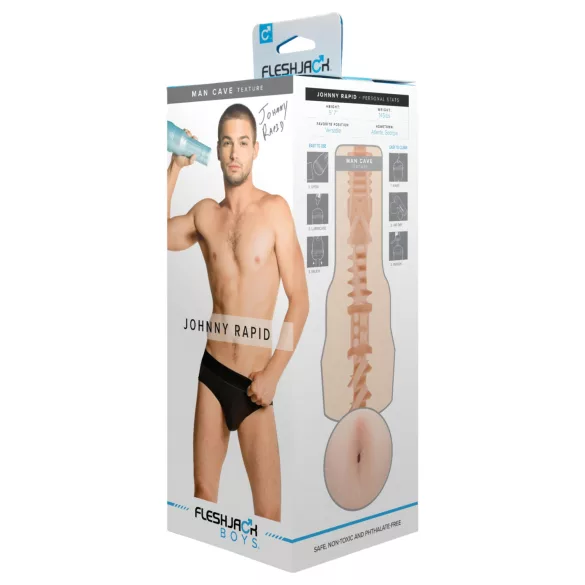 Fleshjack Johnny Rapid Man - vyriškas analinis masturbatorius