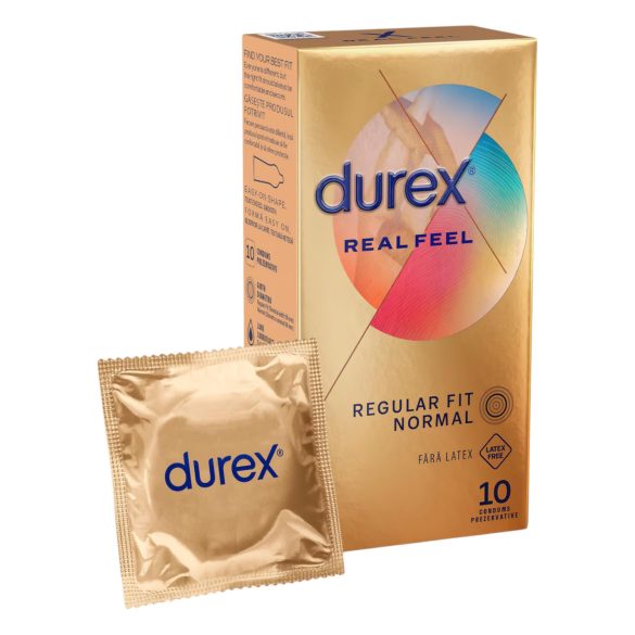 Durex Real Feel - latekso neturintis prezervatyvas (10vnt)
