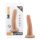 Dr. Skin - tikroviška dildo su siurbtuku (14cm) - natūrali spalva
