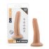 Dr. Skin - tikroviška dildo su siurbtuku (14cm) - natūrali spalva