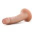 Dr. Skin - tikroviška dildo su siurbtuku (14cm) - natūrali spalva