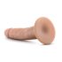 Dr. Skin - tikroviška dildo su siurbtuku (14cm) - natūrali spalva