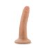 Dr. Skin - tikroviška dildo su siurbtuku (14cm) - natūrali spalva