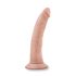 Dr. Skin - tikroviškas dildo su siurbtuku - kūno spalvos 17,5 cm