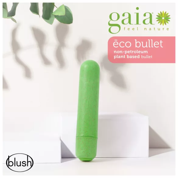 Gaia Eco M - vibratorius moterims - ekologiškas, vidutinis, žalias