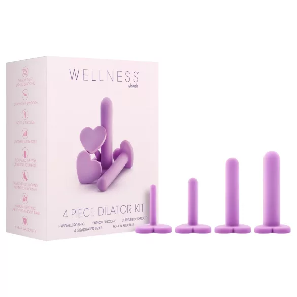 Blush Wellness - makšties plėstuvių rinkinys - violetinė