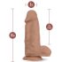 Blush Chub – tikroviškas dildo su prilimpančia baze, 18 cm (natūralios spalvos)