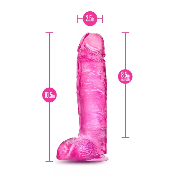 Blush B Yours Plus - realistiškas dildo (rožinis)