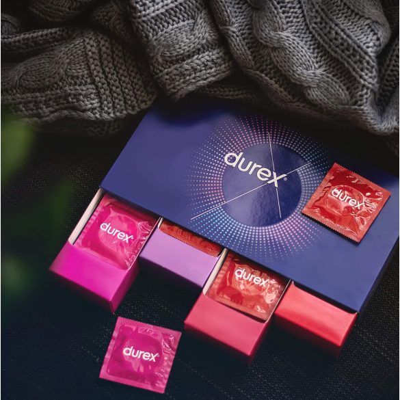 Durex Linksmybių Sprogimas - prezervatyvų rinkinys (40 vnt.)