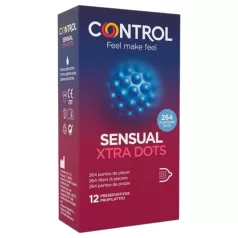Control - prezervatyvai - papildomai dygliuoti - 12 vnt