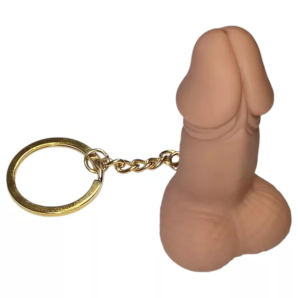 Diverty - raktų pakabukas su peniu - natūralios spalvos