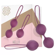   Engily Ross Kelly - geišos kamuoliukų rinkinys 2 vnt - violetiniai