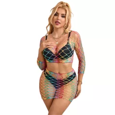 Subblime 952440 - vaivorykštinis tinklelio rinkinys (S-L)