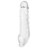 Addicted Toys - penio mova su sėklidžių žiedu - 23 cm - permatoma