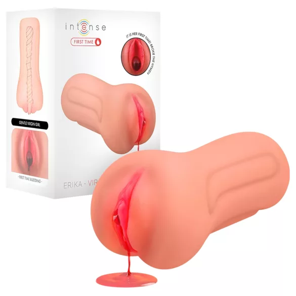 „Intense First Time Erica“ - realistiška nekaltybės imitacijos dirbtinė vagina masturbatorius (natūralios spalvos)