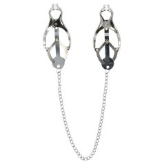 Virgite - spenelių spaustukai - sidabriniai