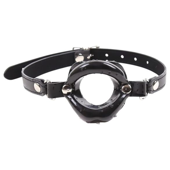 Latetobed - burnos formos silikoninis burnos kaištis - juodas