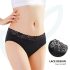 Adalet Natura Super - juodos menstruacinės kelnaitės - M