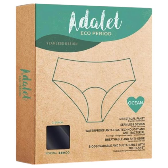 Adalet Ocean Normal - menstruacinės kelnaitės - juodos