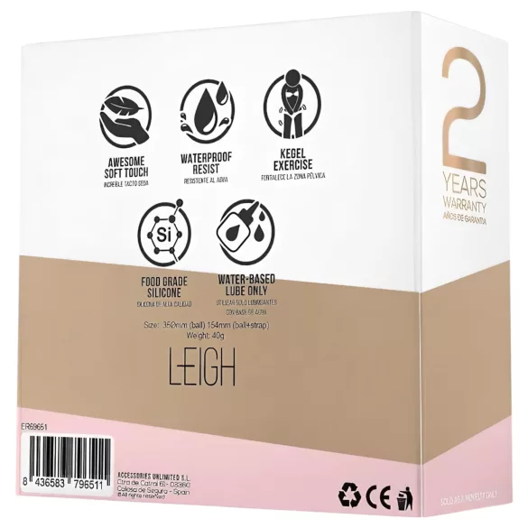 Engily Ross Leigh - geišos kamuoliukas - silikonas - violetinis