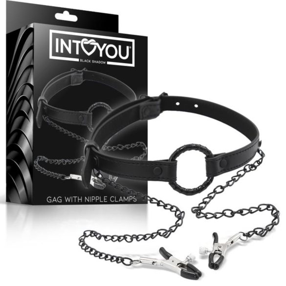 INTOYOU - burnos jūsų bumbulo spaustukai (juoda)