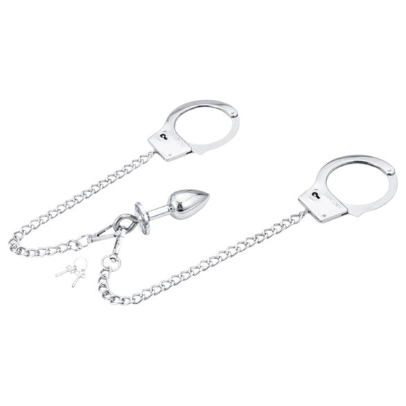 LateToBed - antrankiai su analiniu kaiščiu - sidabrinė