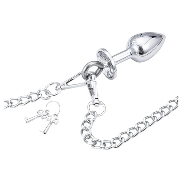 LateToBed - antrankiai su analiniu kaiščiu - sidabrinė