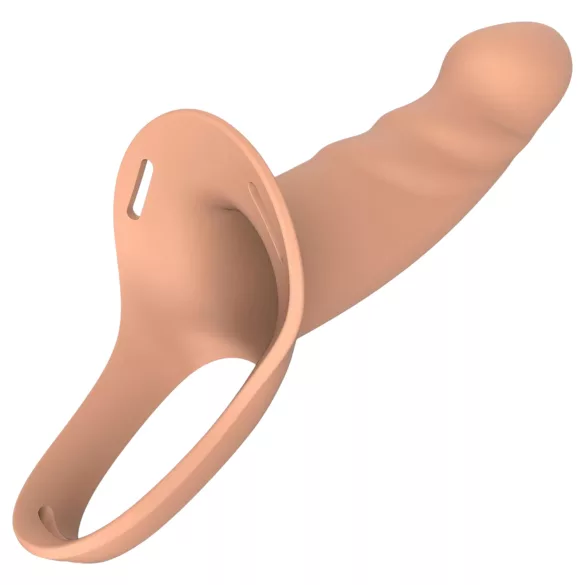 Action StrapOn S - prisegamas tuščiaviduris dildo (natūralios spalvos)