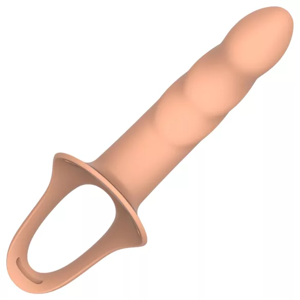 Action StrapOn S - prisegamas tuščiaviduris dildo (natūralios spalvos)
