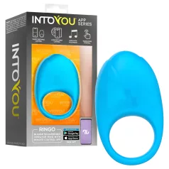   INTOYOU Ringo - išmanus vibruojantis penio žiedas su programėle (mėlynas)