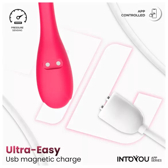 INTOYOU Kyra - vibruojantis kėgelio kamuoliukų duetas - rožinis