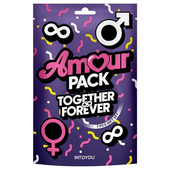 Amour Pack Together - pradedančiųjų rinkinys su vibratoriumi - 7 dalių