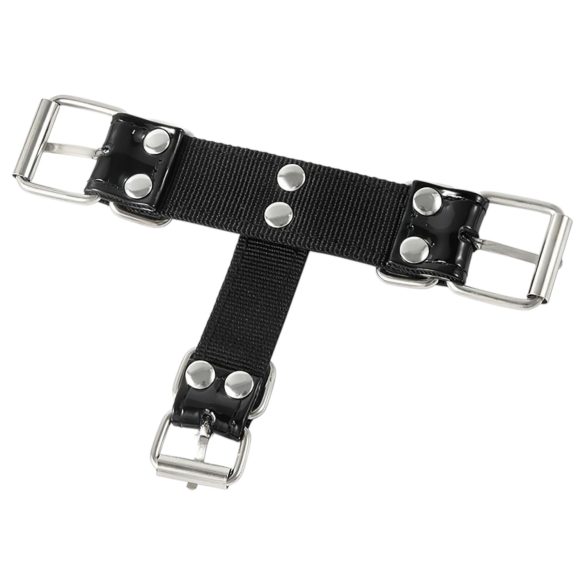 Latetobed - kaklo apykaklė su nosies kabliuku - juoda