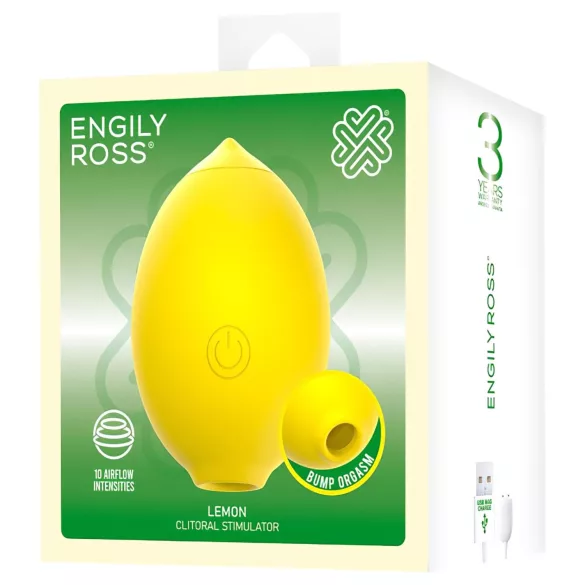 Engily Ross Lemon - citrinos bangų formos klitorio stimuliatorius (geltonas)