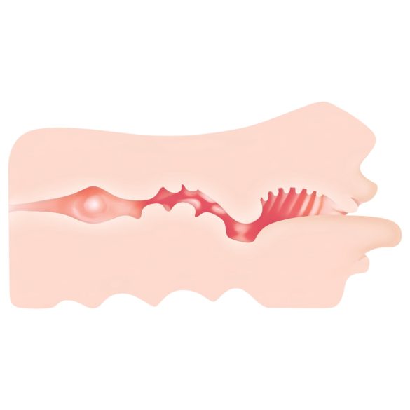 Zero Tolerance - realistiška burna masturbatorius - natūrali spalva