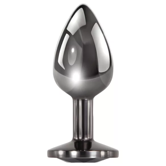„Evolved Black Gem“ - metalinių analinių kaiščių rinkinys su juodu akmeniu (sidabrinis)