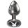 Playboy Tux - mažas analinis kaištis (sidabrinis)
