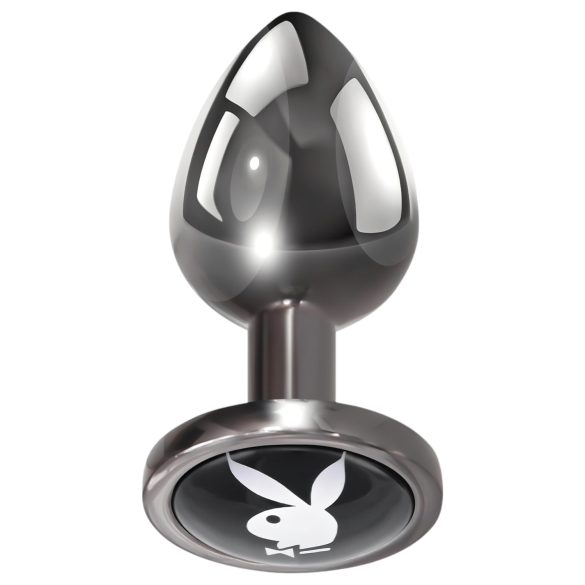 Playboy Tux - mažas analinis kaištis (sidabrinis)